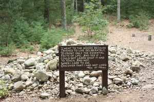 thoreau rock pile